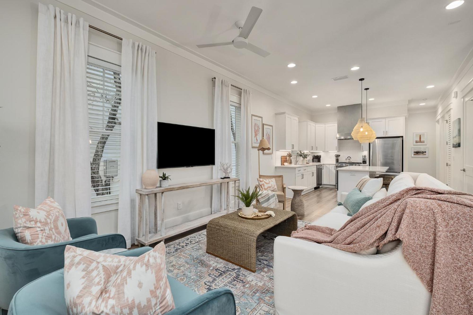 סנטה רוזה ביץ' Shellabrate Good Times A Brand New Home For 2024 Only 3 Blocks To The Beach With Community Pool מראה חיצוני תמונה