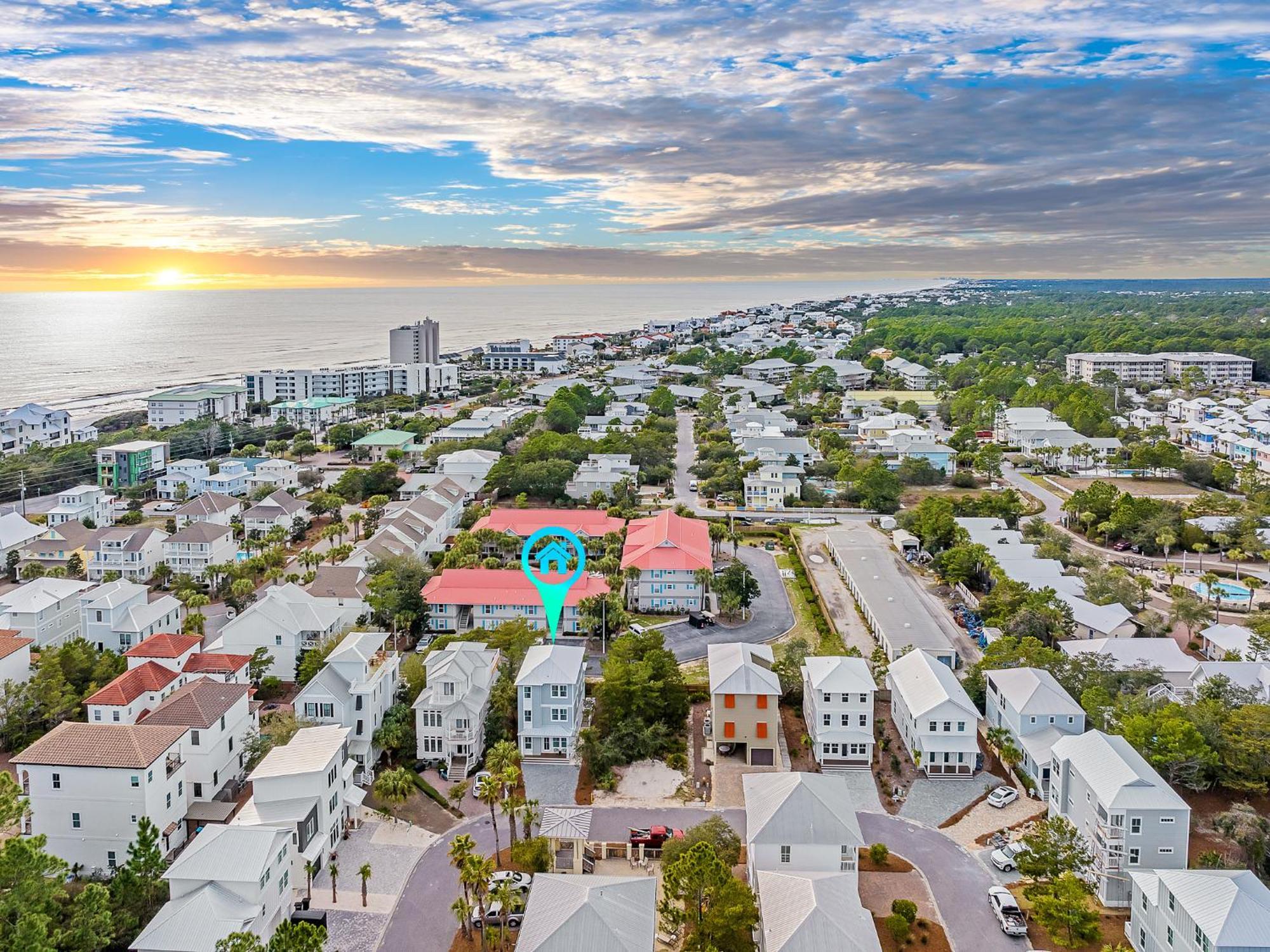 סנטה רוזה ביץ' Shellabrate Good Times A Brand New Home For 2024 Only 3 Blocks To The Beach With Community Pool מראה חיצוני תמונה